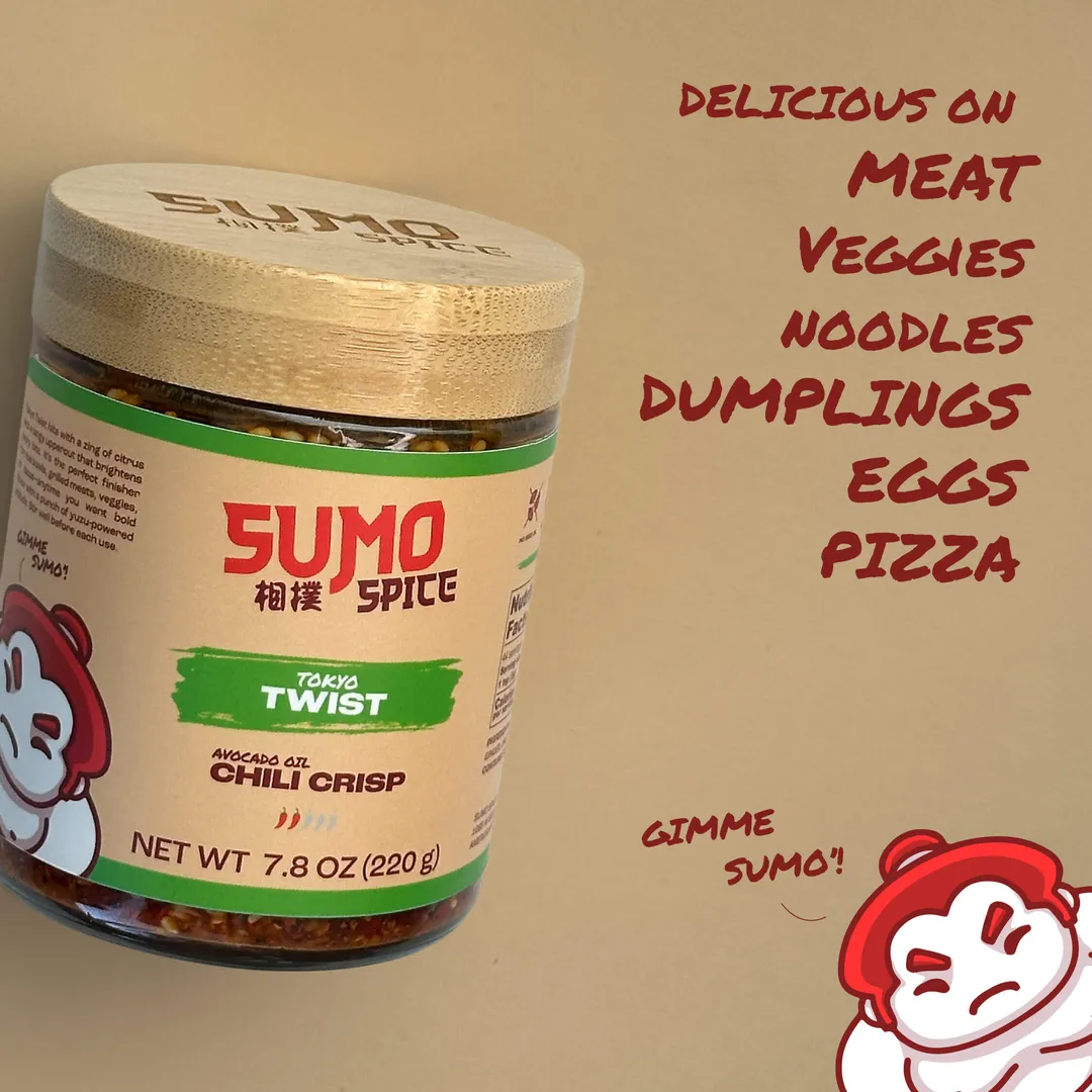 Tokyo Twist Healthy Chili Crisp Made with Avocado Oil