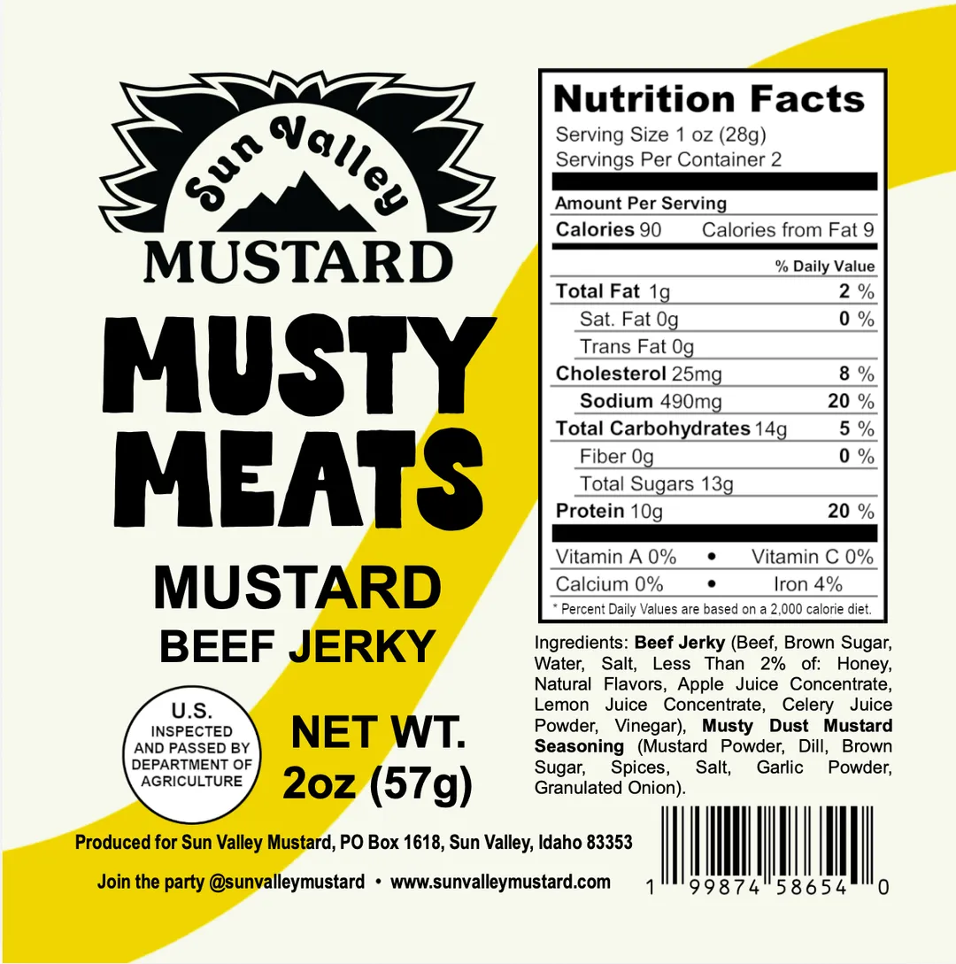 Musty Meats Beef Jerky