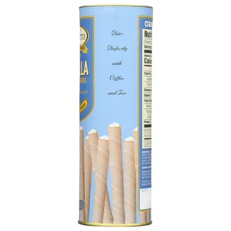 Dolcetto Vanilla Wafer Rolls (3 oz canister)