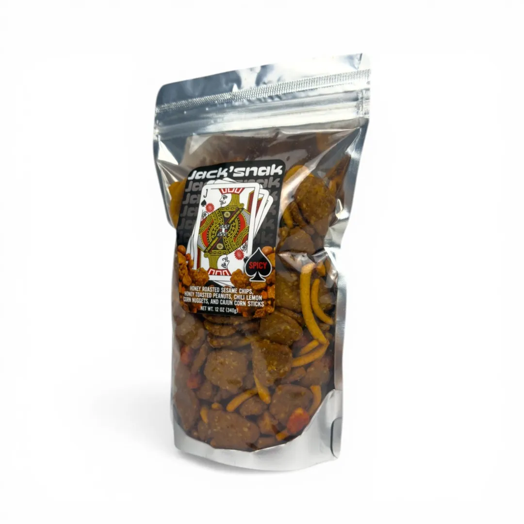 Jack'Snak Spicy 12 oz Resealable Bag (4-6 months shelf life)