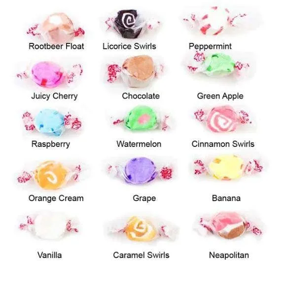 Bulk -Assorted Salt Water Taffy 5 lb. bag