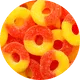 Bulk - Peach Rings 4.5 lb. bag