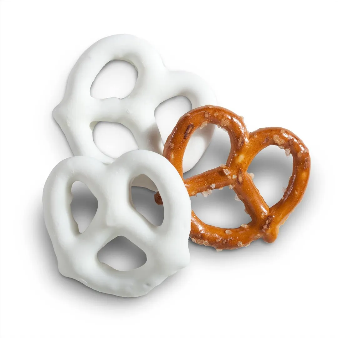 Bulk - White Frosted Pretzels 5 lb. bag