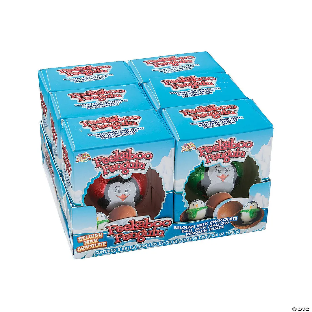 CLEARANCE Chocolaty Ball w/ Mallow Penguin (24 pk)
