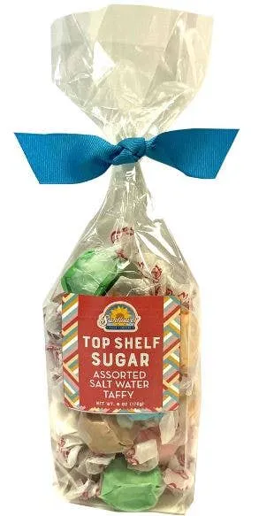 Gift Bag- Salt Water Taffy 6 oz. bag w/bow