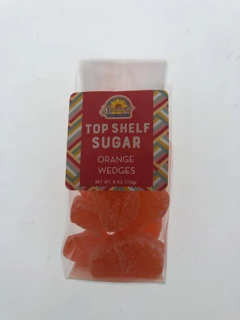 Gummi Orange Wedges 6 oz. bag-