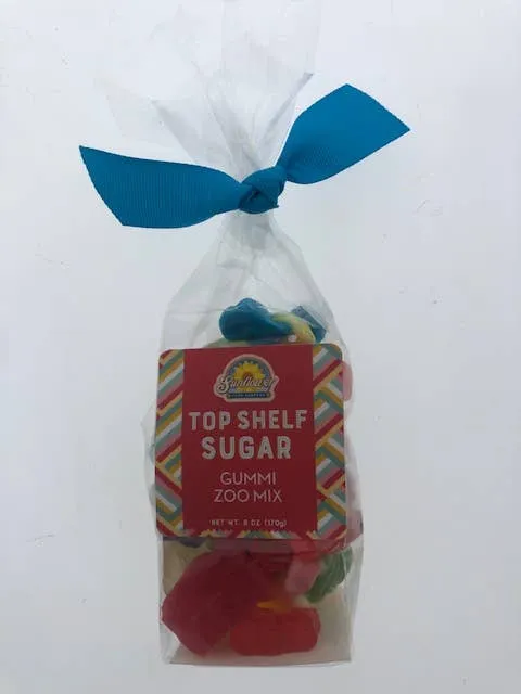 Gummi Zoo Mix 6 oz. bag with Bow