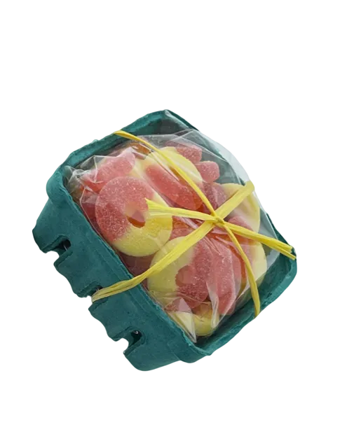 Peach Rings Fruit Basket, 6oz.