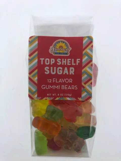 Pocketsnak-12 Flavor Gummi Bears, 6 oz. bag