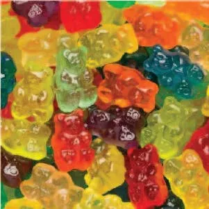 Pocketsnak-12 Flavor Gummi Bears, 6 oz. bag