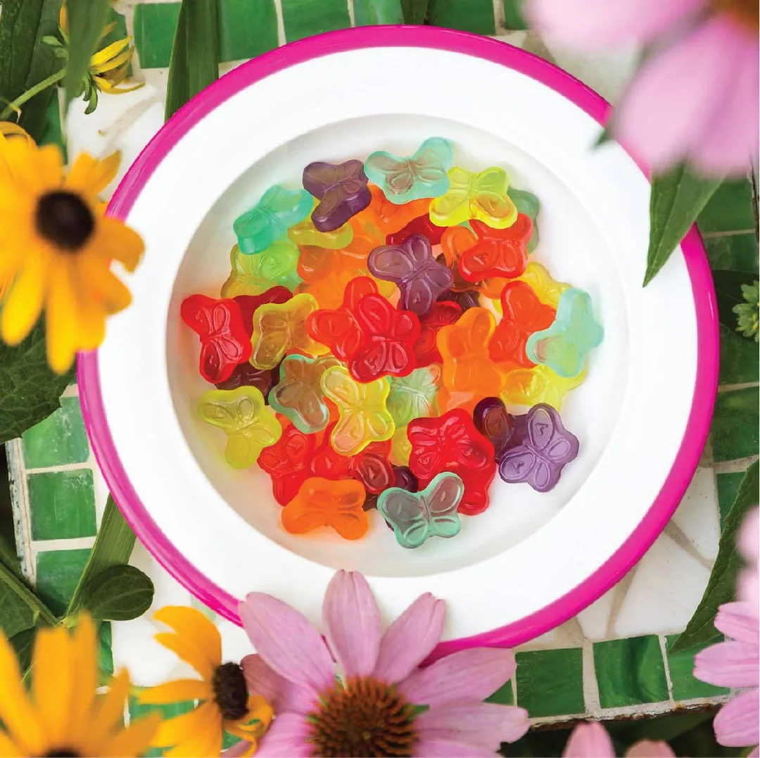 Pocketsnak-Gummi Butterflies 6 oz. bag