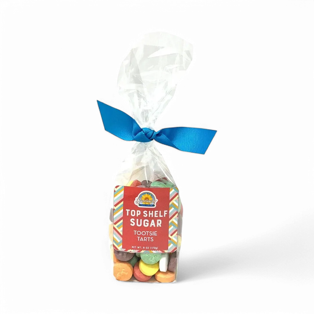 Sour Tarts comes in 6oz bow bags