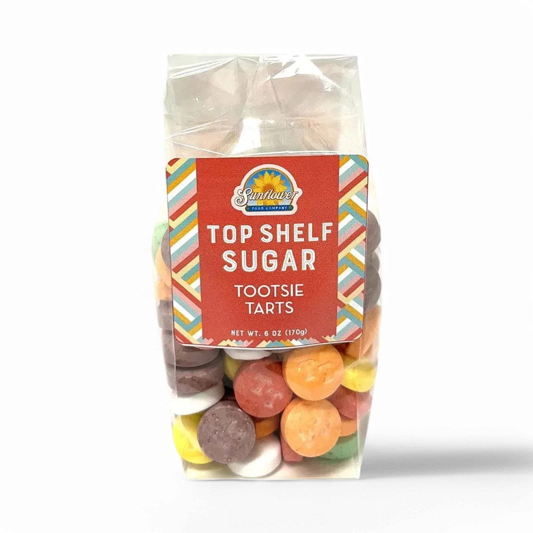 Sour Tarts comes in 6oz fold over bags