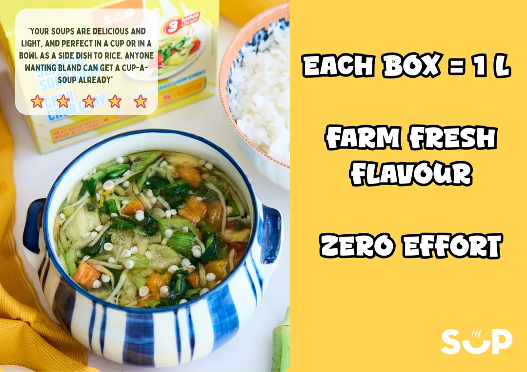 Vegetarian Vietnamese Sweet & Sour Instant Soup Cubes | Gluten-Free | 5-pack