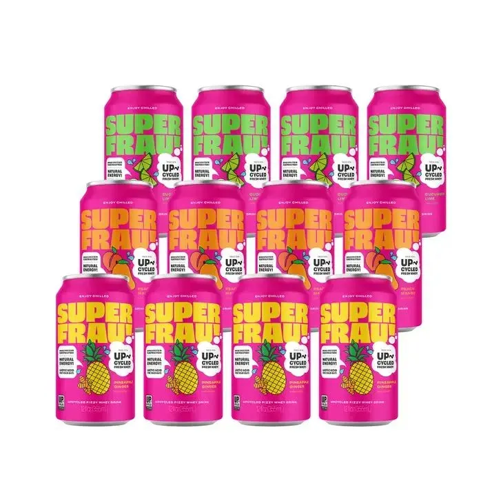 Superfrau Upcycled Fizzy Whey Drink – Originals Variety Pack