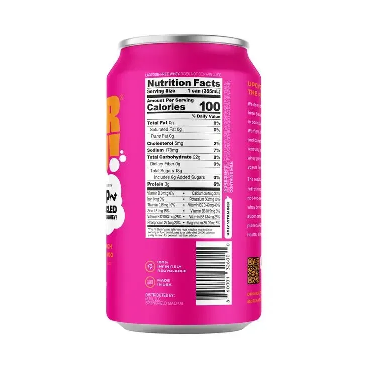 Superfrau Upcycled Fizzy Whey Drink – Originals Variety Pack