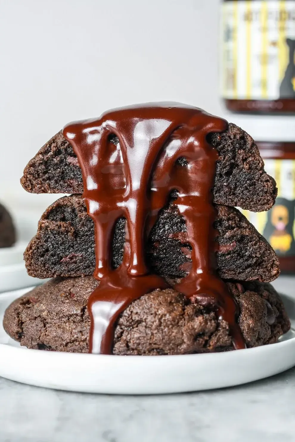 Hot Fudge Cookies