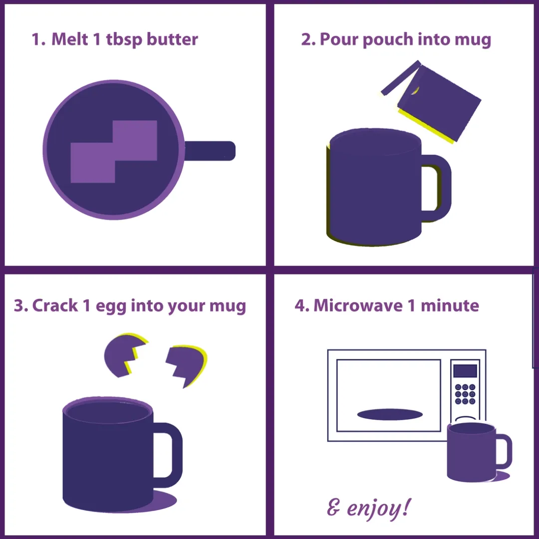 Blueberry Keto Mug Muffin (10-Pack) - Retail Box