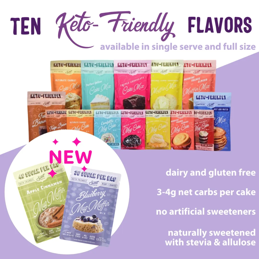 Blueberry Keto Mug Muffin (10-Pack) - Retail Box