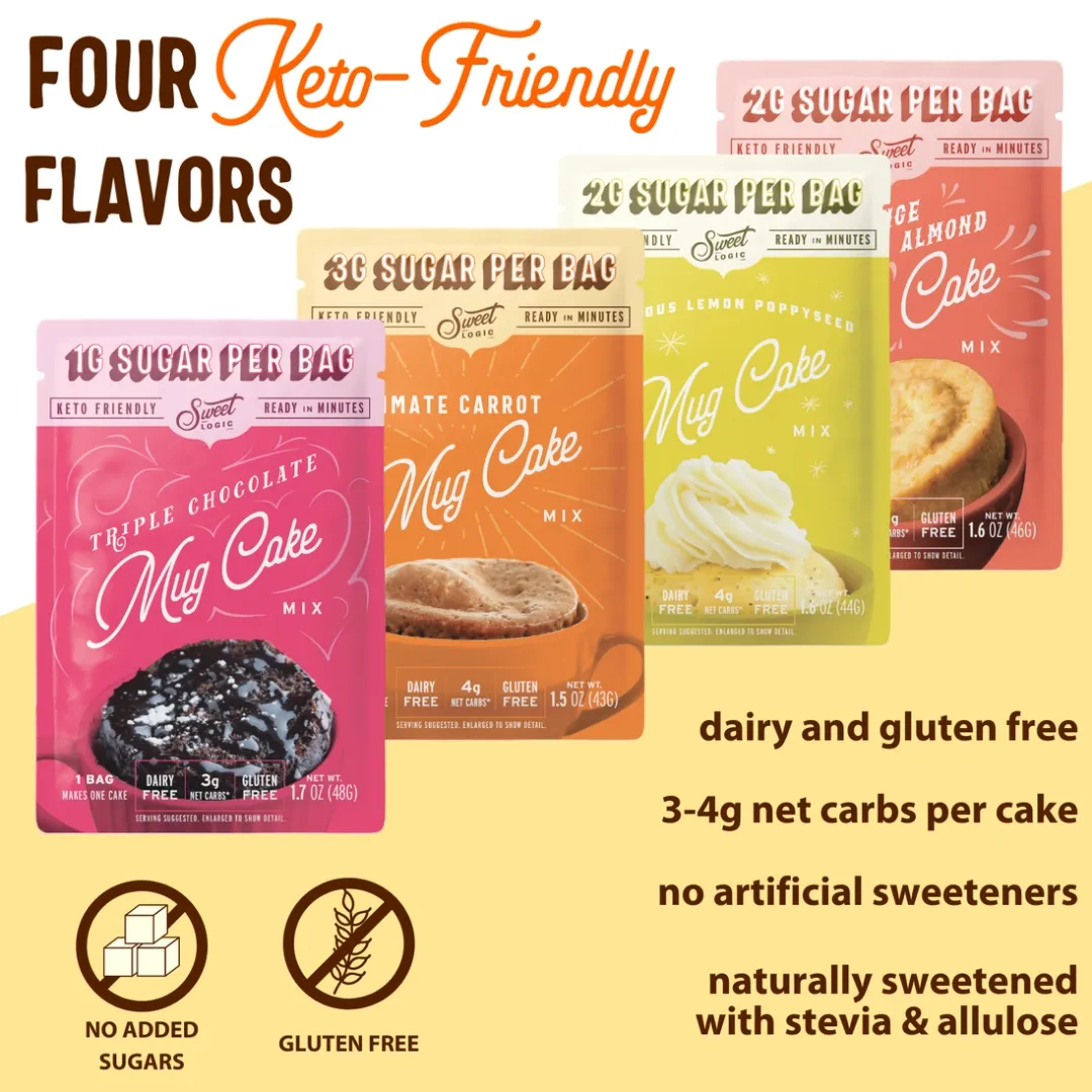 Carrot Cake Keto Mug Cake (10-Pack) - Retail Box
