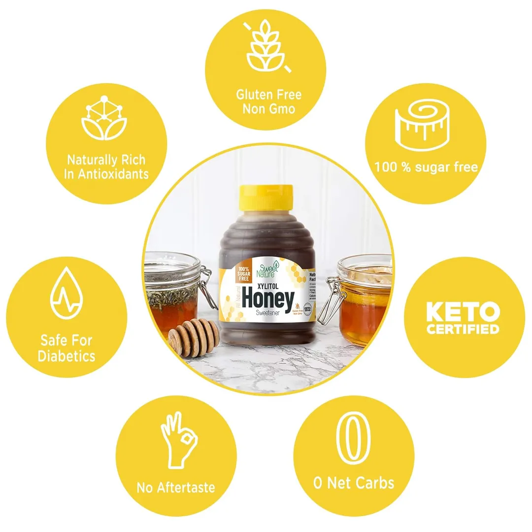 Sweet Nature Sugar-Free Xylitol Honey 14oz