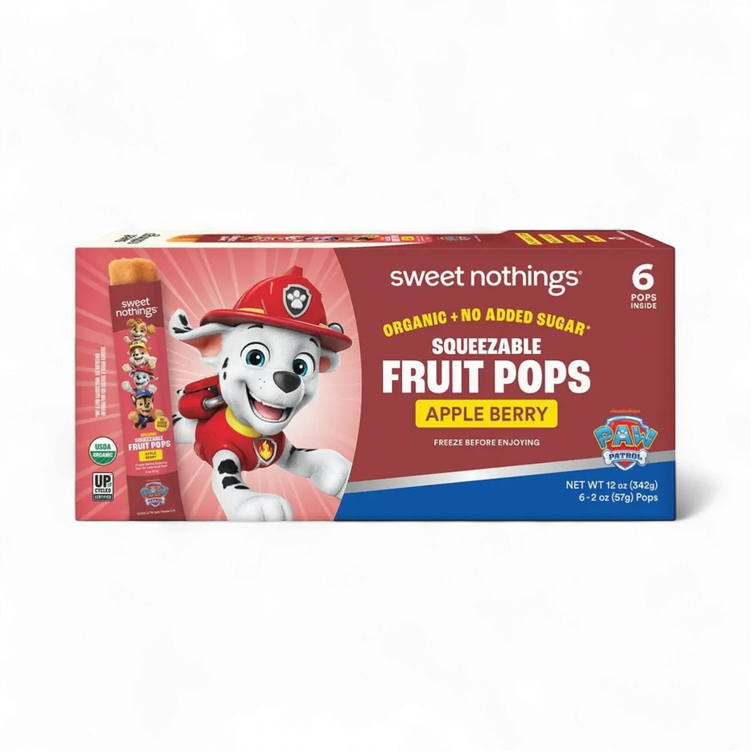 Apple Berry PAW Patrol Pops - Organic Fruit Popsicle