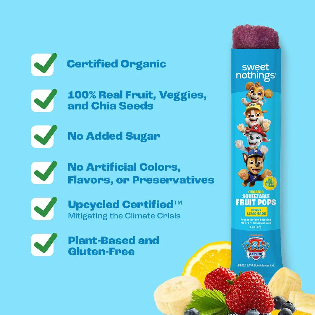Berry Lemonade PAW Patrol Pops - Organic Fruit Popsicle