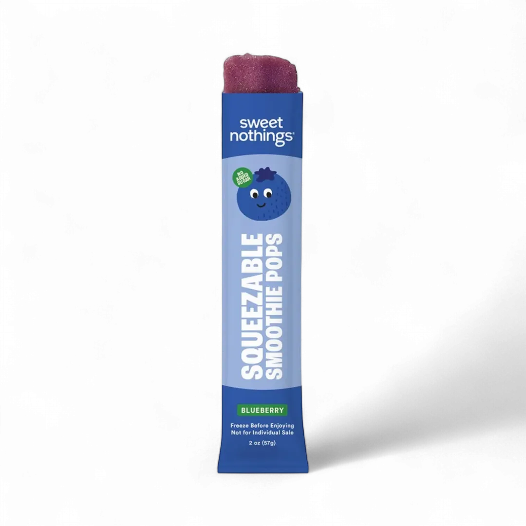 Blueberry Kale Smoothie Pops - Organic Fruit Popsicles
