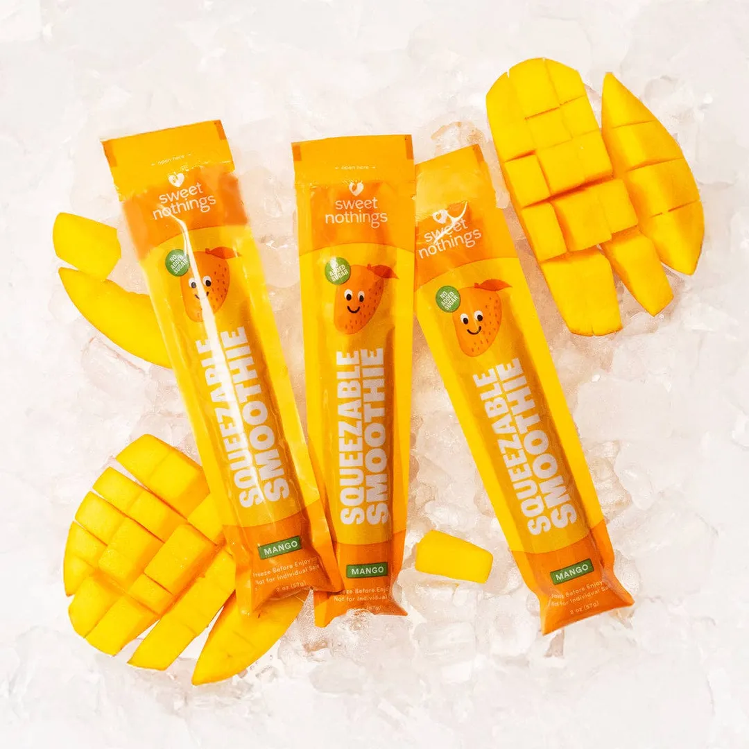 Mango Carrot Smoothie Pops – Organic Fruit Popsicle