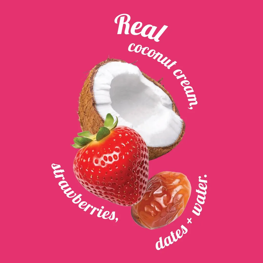 Strawberries and Cream Fruit Pops – Organic Fruit Popsicle