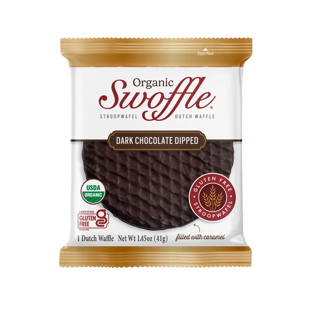 Swoffle Dark Chocolate Dipped (NEW PACK 12)!