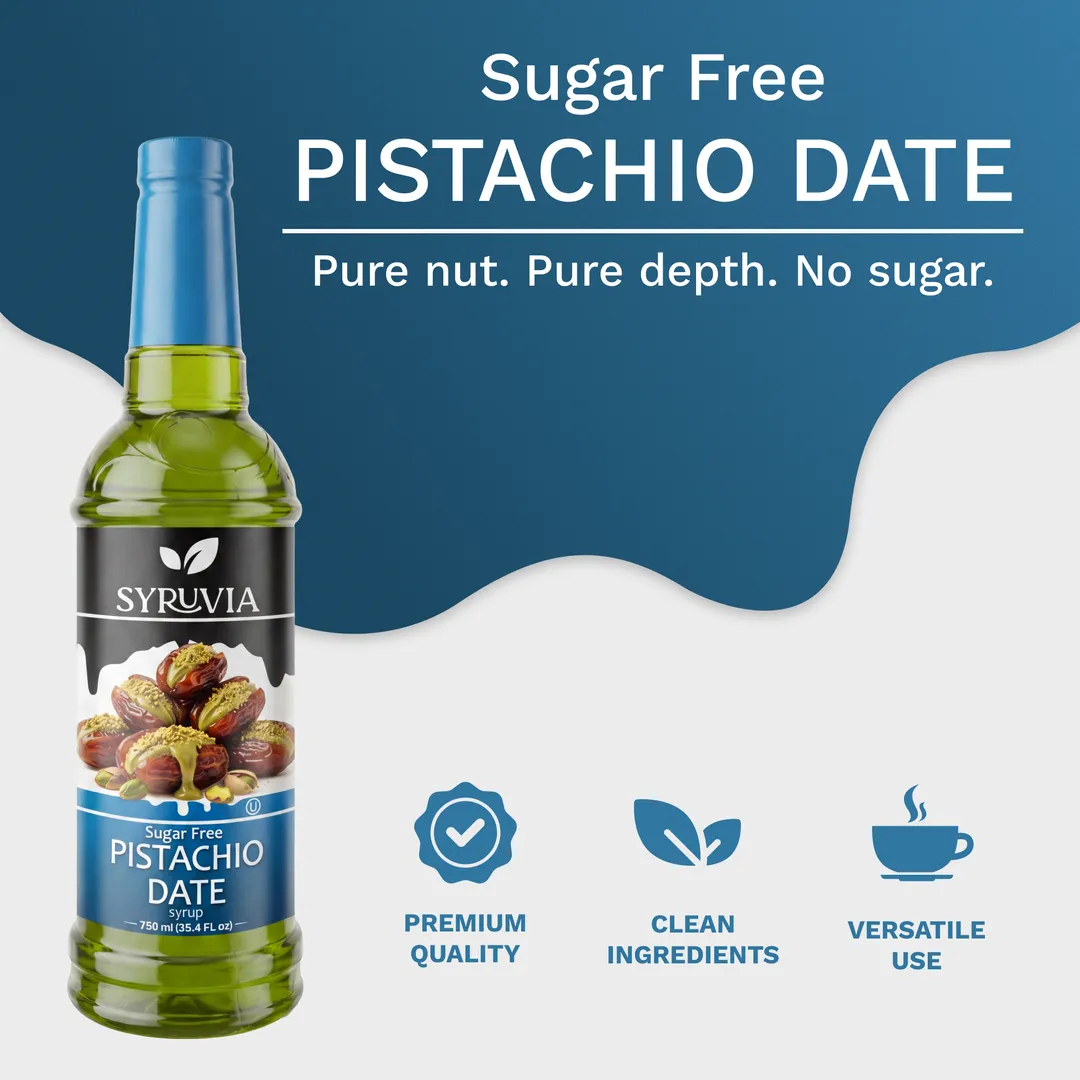 Sugar-Free Pistachio Date Syrup