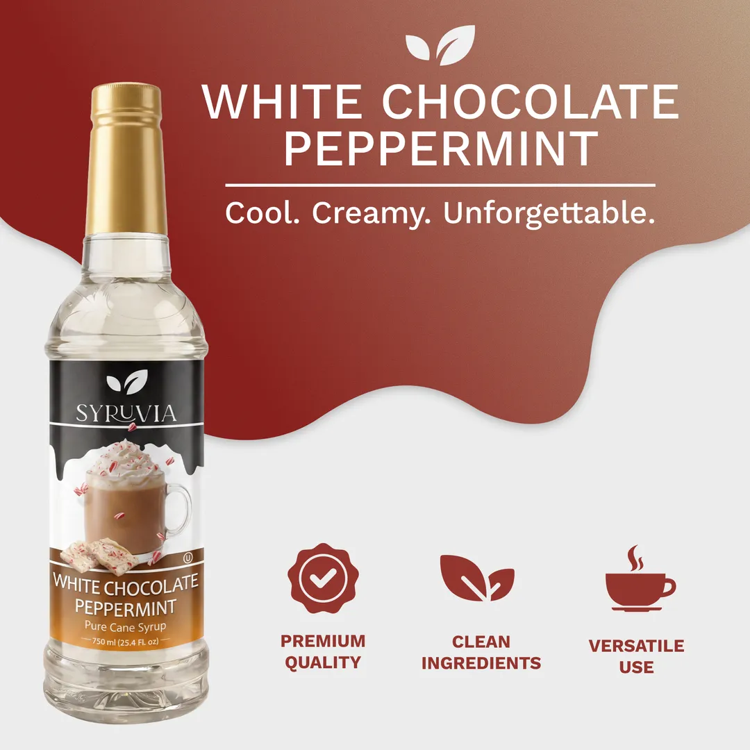 White Chocolate Peppermint Syrup