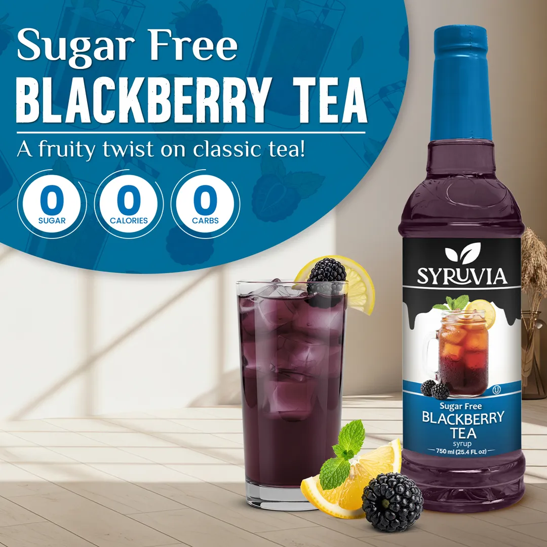 Sugar-Free Blackberry Tea Syrup