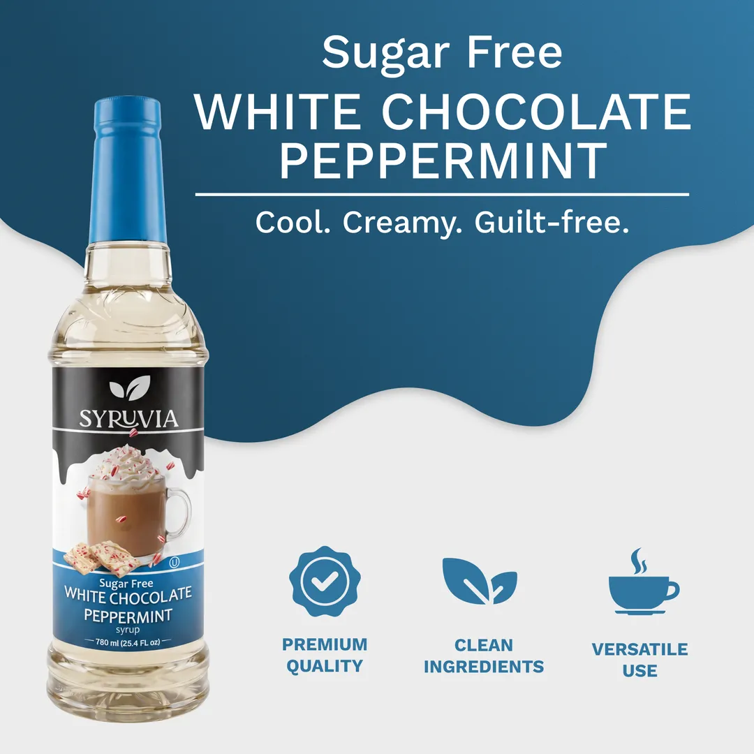 Sugar-Free White Chocolate Peppermint Syrup