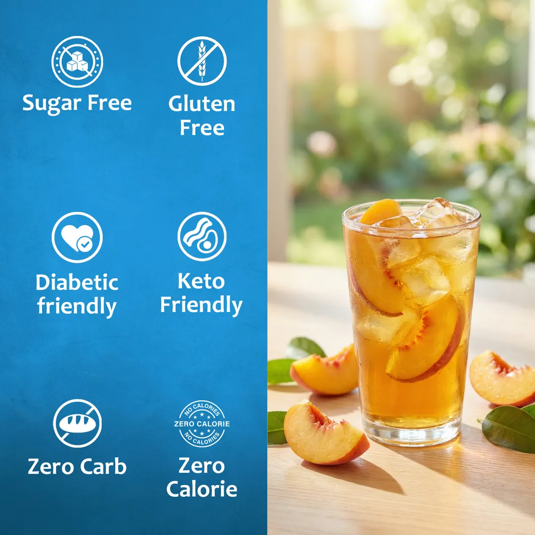 Sugar-Free Peach Tea Syrup