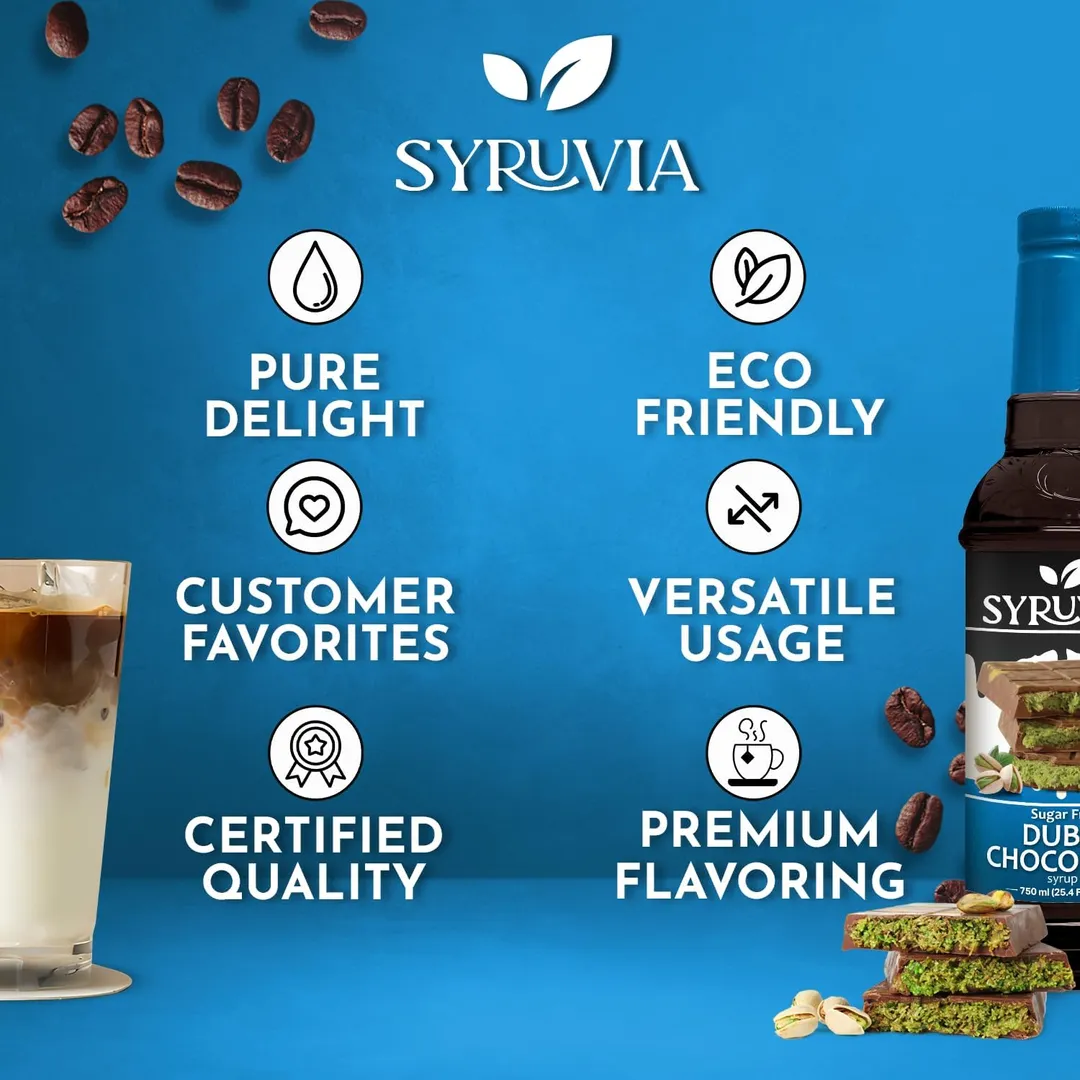 Sugar-Free Dubai Chocolate Syrup