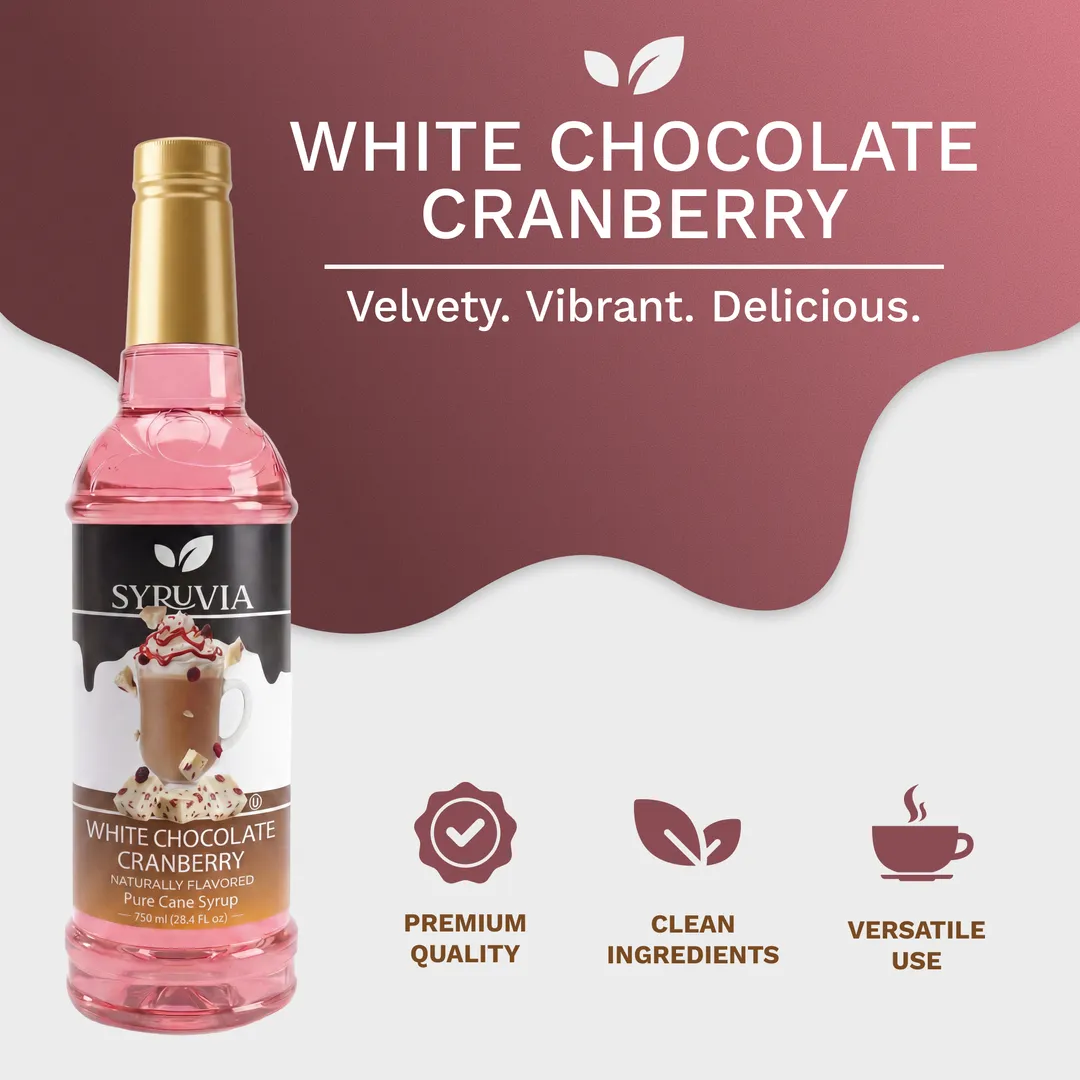 White Chocolate Cranberry Syrup