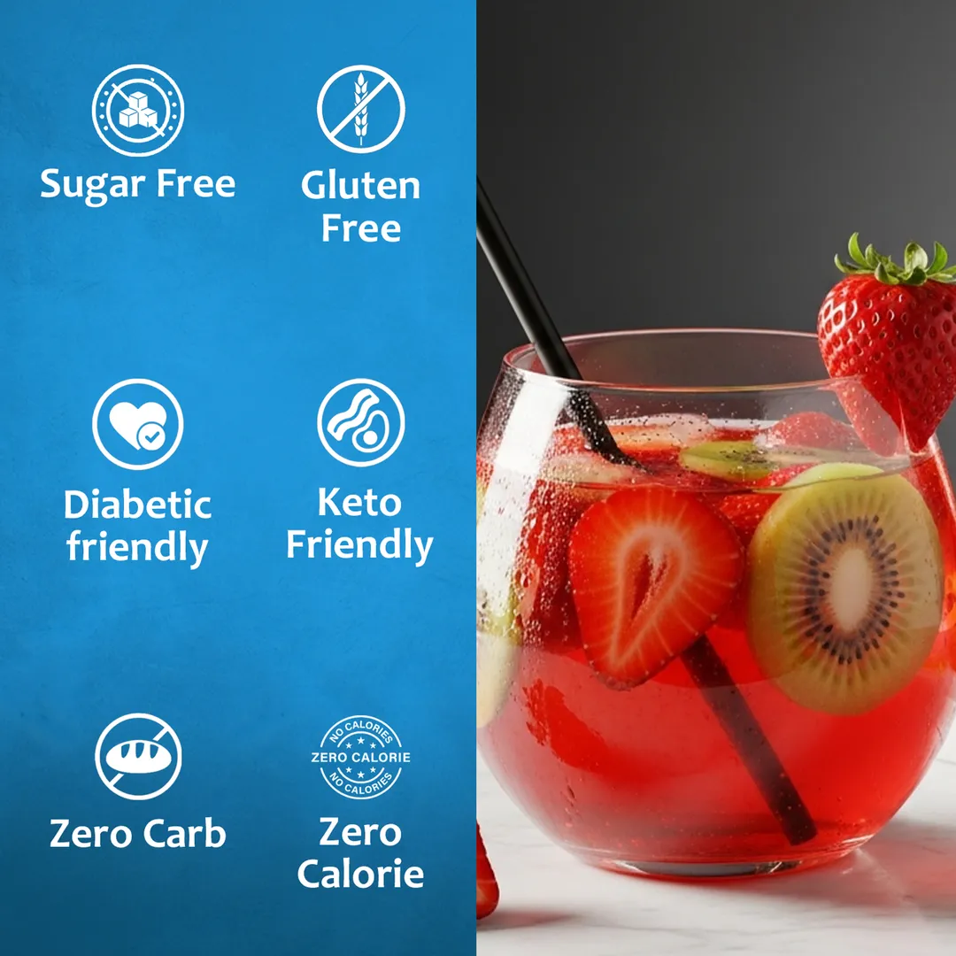 Sugar-Free Kiwi Strawberry Syrup
