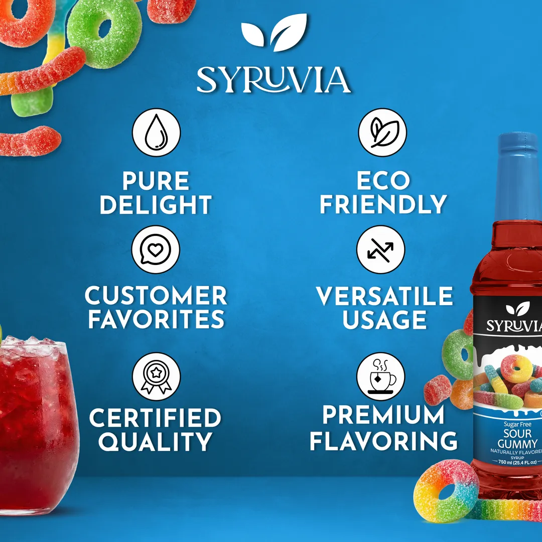 Sugar-Free Sour Gummy Syrup