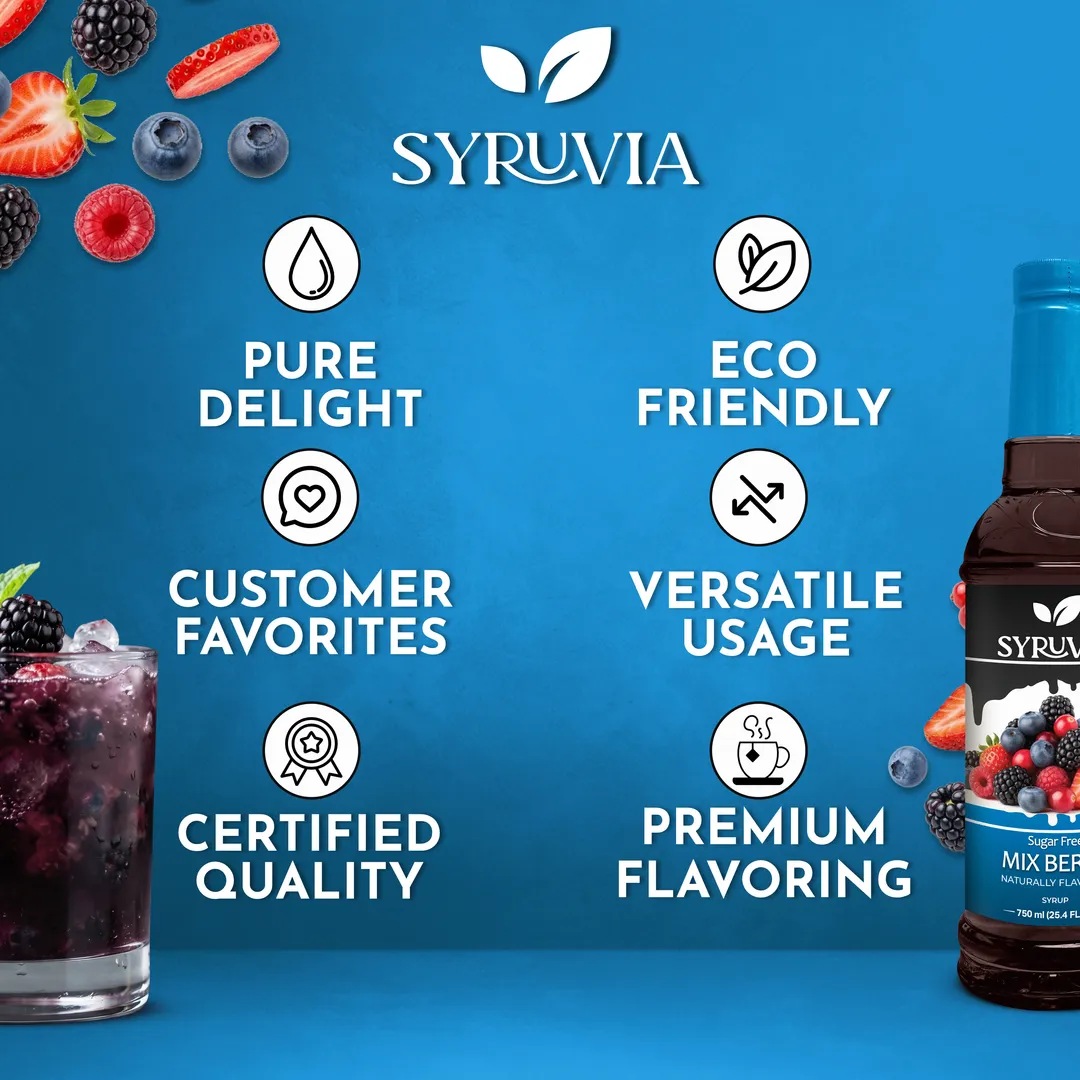 Sugar-Free Mix Berry Syrup