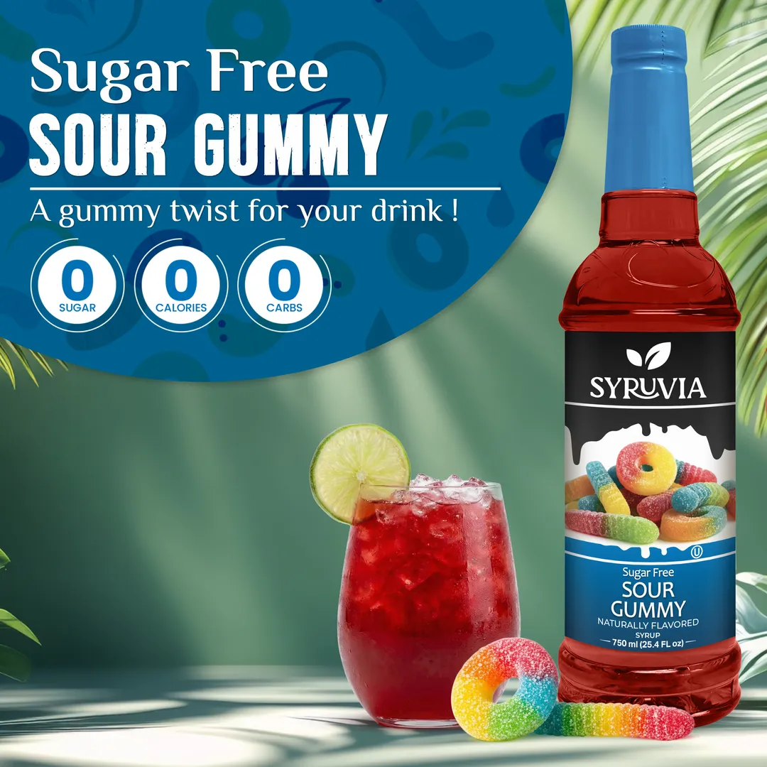 Sugar-Free Sour Gummy Syrup