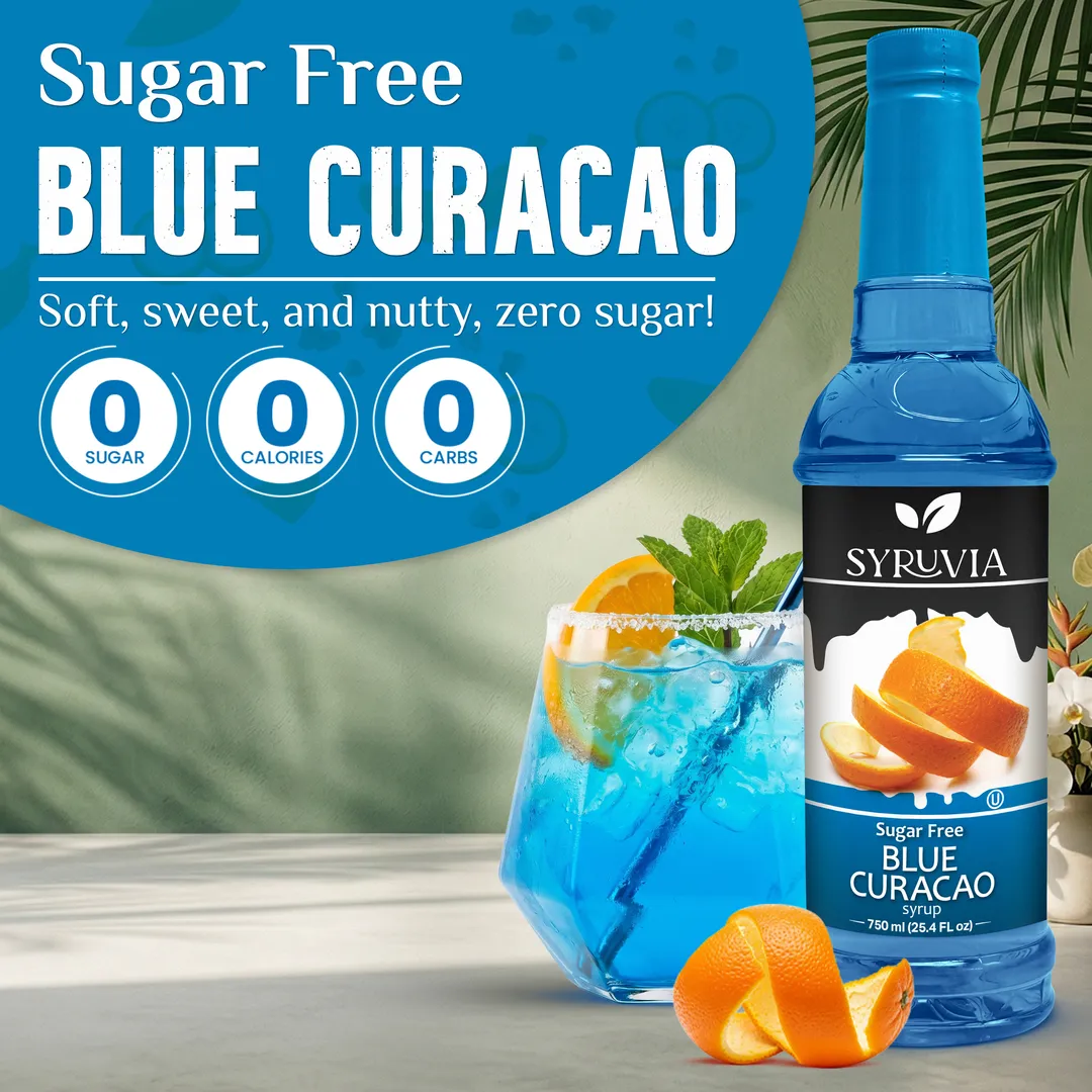 Sugar-Free Blue Curacao Syrup