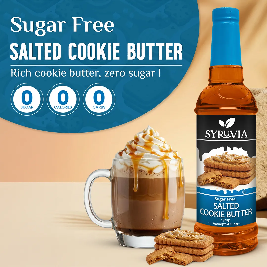 Sugar-Free Salted Cookie Butter Syrup