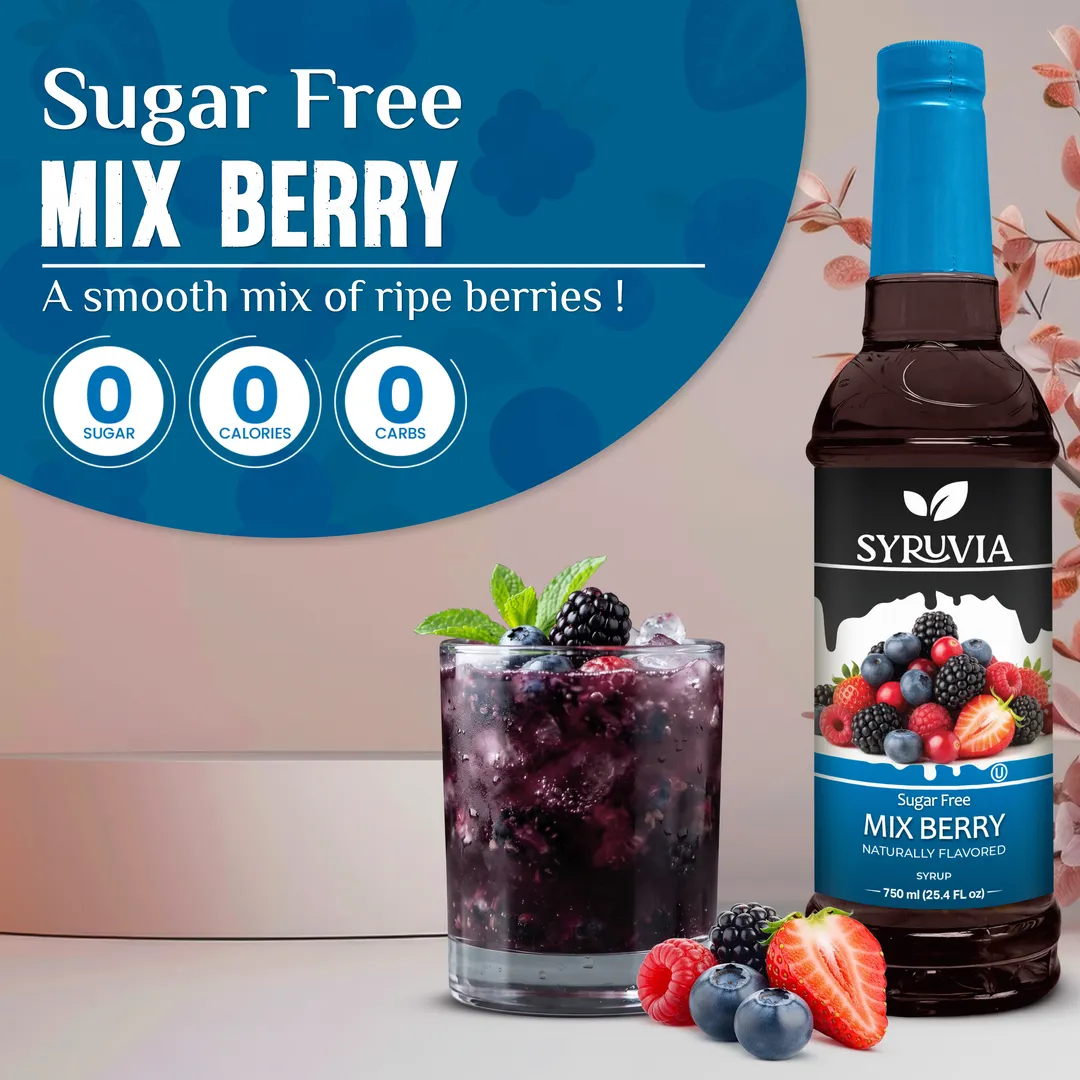 Sugar-Free Mix Berry Syrup