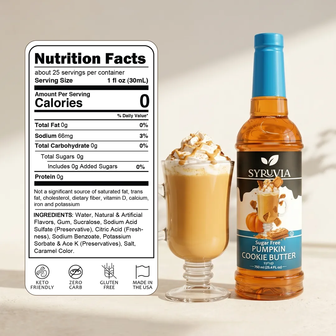 Sugar-Free Pumpkin Cookie Butter Syrup