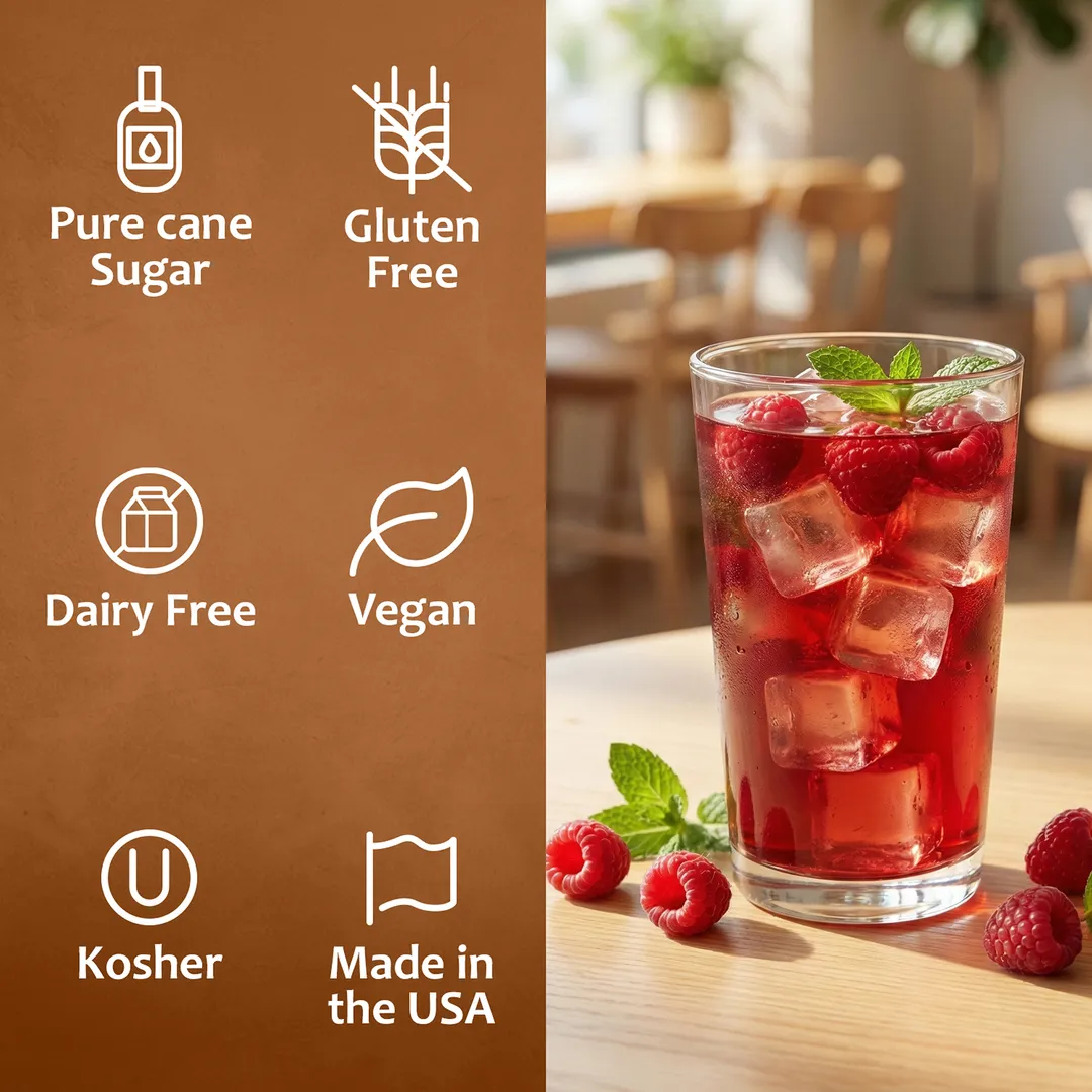 Raspberry Tea Syrup