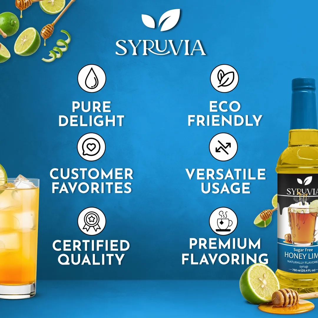 Sugar-Free Honey Lime Syrup