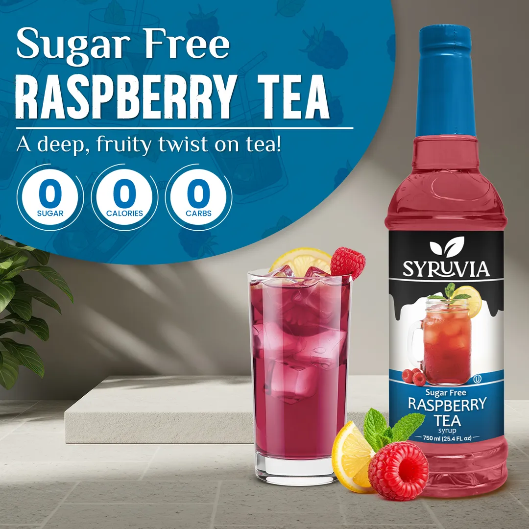 Sugar-Free Raspberry Tea Syrup