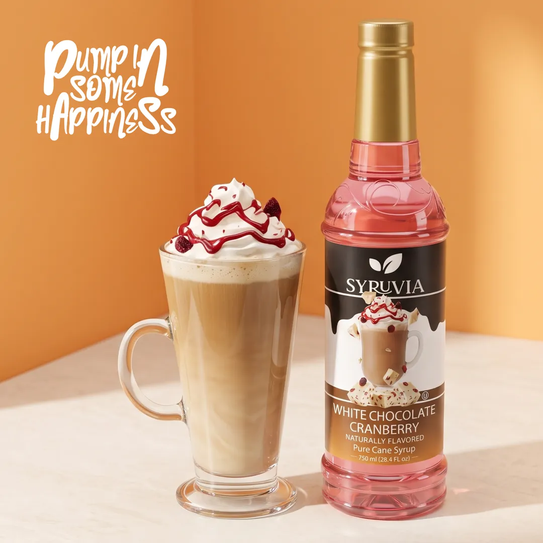 White Chocolate Cranberry Syrup